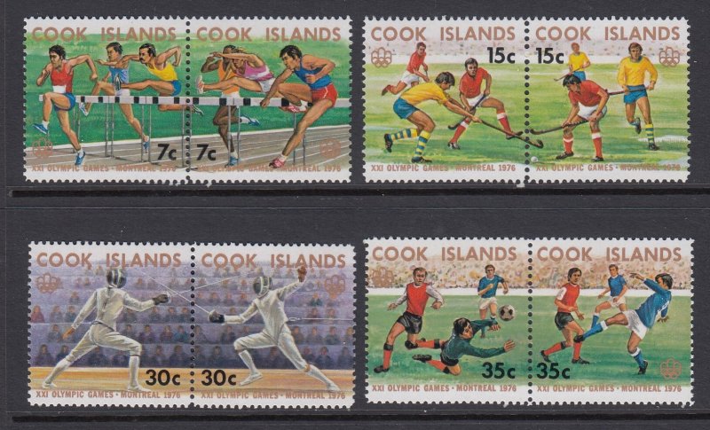 Cook Islands 451-4 Olympics mnh