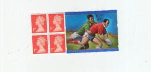 GB - 1999 RUGBY WORLD CUP WALES BOOKLET PANE UMM