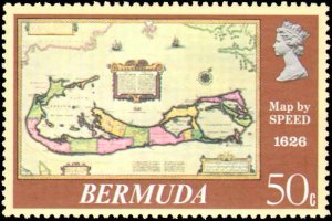 Bermuda #380-384, Complete Set(5), 1979, Maps, Never Hinged