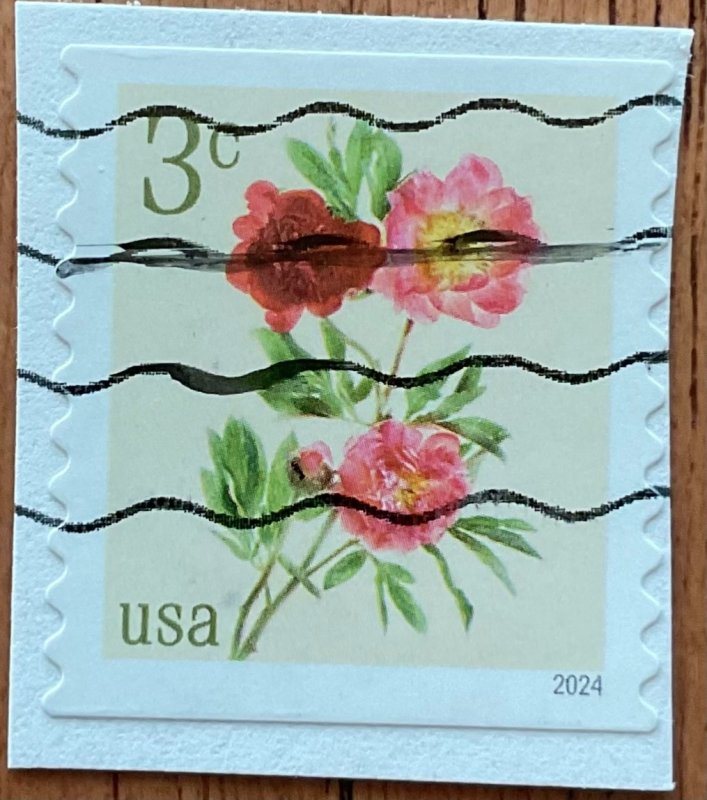 US #5904 Used OP Coil Single Flowers