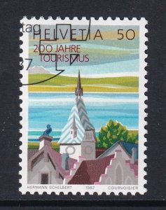 Switzerland  #813  used 1987  tourism 50c