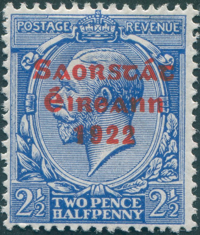 Ireland 1923 2½d bright blue SG56 unused