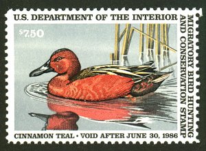 U.S. #RW52 MINT OG NH