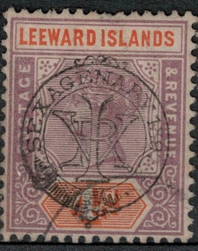 Leeward Islands 1897 SC 12 Used 