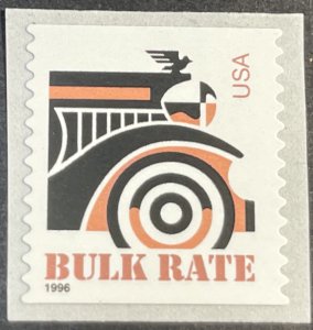 U.S.# 2906-MINT/NEVER HINGED--COIL-SINGLE--BULK RATE--1996