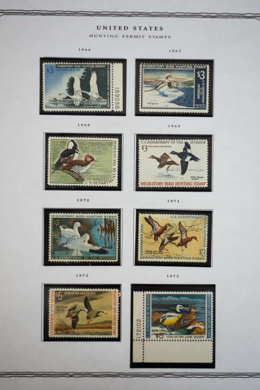 US 1937 to 1981 Duck Stamp Collection