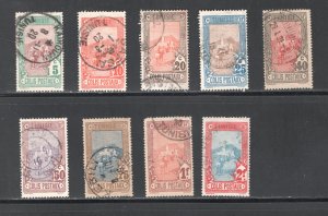 Tunisia  #Q1-Q9   F/VF, Used, Partial Set, CV $6.35  ...  6560339