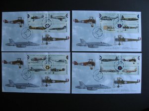 Canada Air Forces airplanes aircraft FDC first day cover set Sc 1808a-p