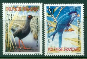 French Polynesia 1990 Endangered Birds MUH