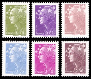 France 2010 Scott #3871-3876 Mint Never Hinged