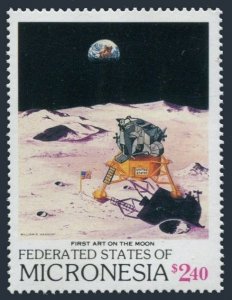 Micronesia 82, MNH. Michel 141. First Moon landing, 20th Ann. 1989.