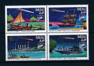 [56533] Palau 1985 Space travel Halley Comet Ships boats  MNH