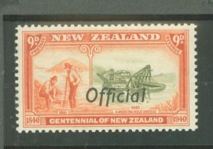 New Zealand #O80 Unused Single