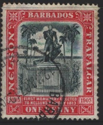 Barbados Sc#104 Used