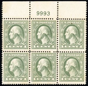 US Stamps # 536 MNH VF Fresh Plate Block Of 4 Scott Value $400.00