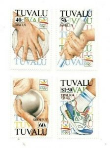 FULL SHEETS Tuvalu 1992 SC 612-5 - Barcelona Olympics - 4 Sheets of 40 - MNH