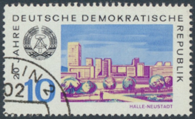 German Democratic Republic  SC# 1135 CTO GDR 20th Anniversary see details & s...