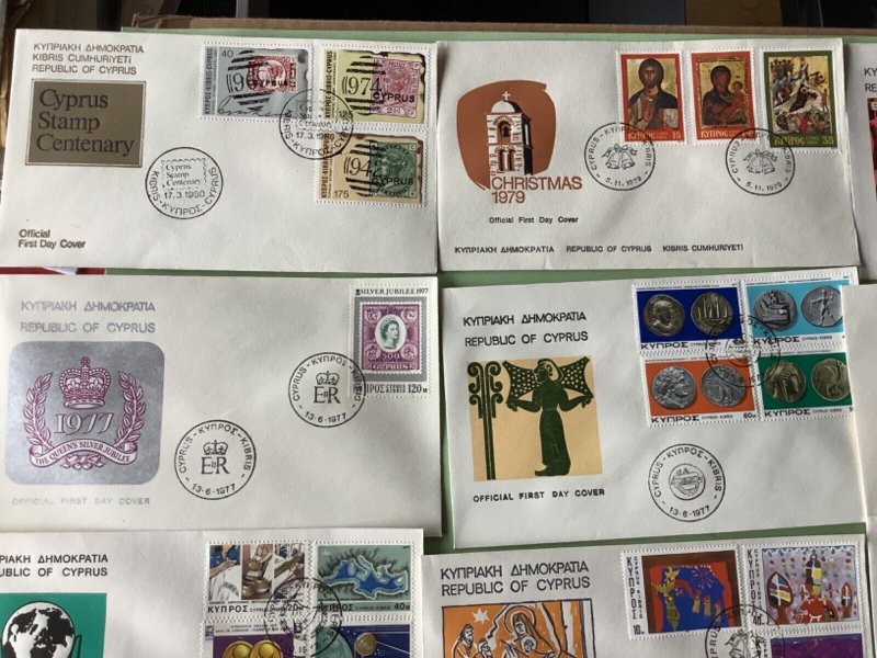 Cyprus first day covers 16 items Ref A1900