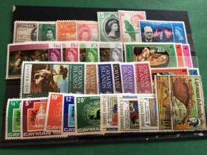 Cayman Islands mounted mint and used vintage Stamps  Ref 61971