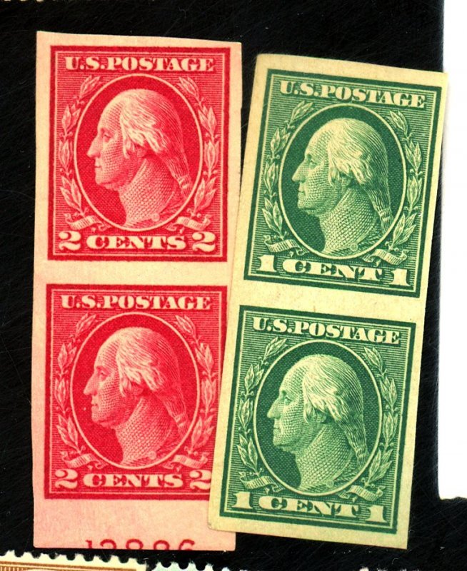 481-2 MINT PAIRS VF OG NH Cat $10