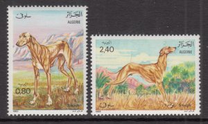 Algeria 727-728 Dogs MNH VF