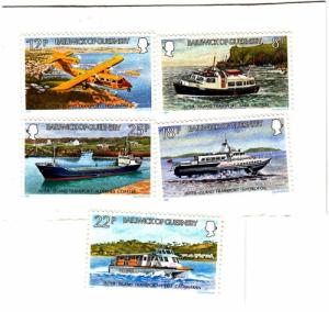 1981 Guernsey Inter-Island Transport (Scott 227-31) MNH