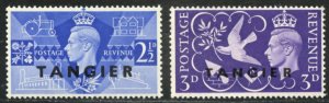 Great Britain Offices in Morocco Scott 523-24 - MVFNHOG - SCV $1.50