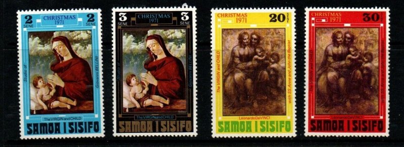 SAMOA SG373/6 1971 CHRISTMAS MNH