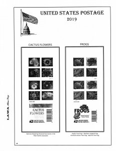 2019 US REGULAR PLATE BLOCK SUPPLEMENT – LAWA Album Pages