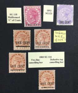 MOMEN: MAURITIUS SG # MINT OG H/1NH LOT #226428-5490
