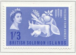 1963 British Territory SOLOMON ISLANDS 1s3d MH* Stamp A28P38F29552-