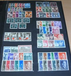 Complete Collection WWII  Third Reich Occup.Generalgouvernement MNH Luxe.