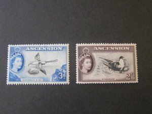 Ascension Islands 1956 Sc 67,72 MH