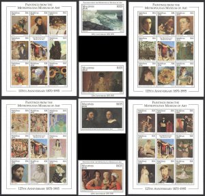 Maldive Islands Sc# 2134-2141 MNH 1996 Paintings