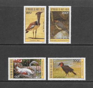 BIRDS - BURKINA FASO  #C292-95 MNH