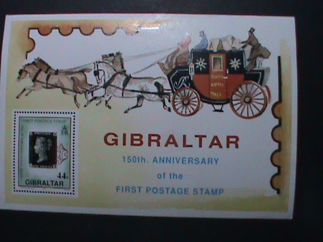 GIBRALTAR-1990-SC#573 REMEMBER ALWAYS-QUEEN ELIZABETH II MNH S/S VERY FINE