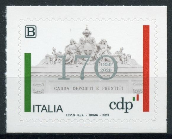 Italy Banking Stamps 2020 MNH CDP Banks Cassa Depositi e Presititi 1v S/A Set 