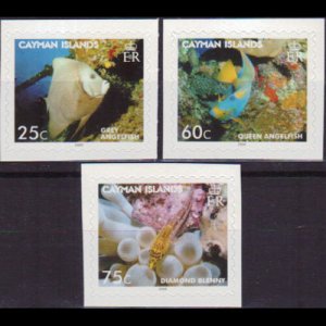 CAYMAN IS. 2006 - Scott# 969-71 Marine Life 25-75c NH