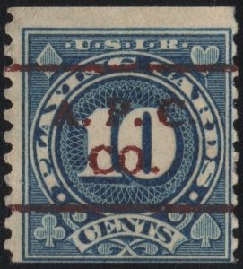 SC#RF20 10¢ Playing Card Stamp: Precancelled A.P.C. Co. (1926) Used