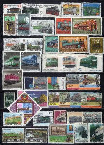 Trains Collection Used Railroads Locomotives Transportation ZAYIX 0124S0318