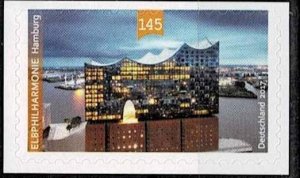 Germany 2017,Sc.#2952 MNH, Elbphilharmonie in the evening light, self-adh.