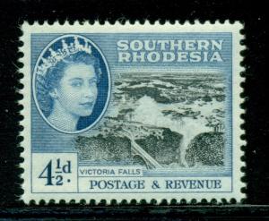 Southern Rhodesia MNH Scott #86 4½p QEII Victoria Falls $$