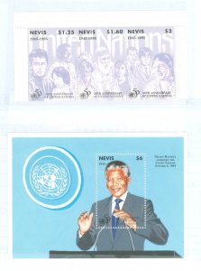 Nevis #922-23 Mint (NH) Single (Complete Set)