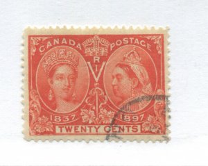 Canada 1897 Jubilees 20 cents an exceptionally nice example used