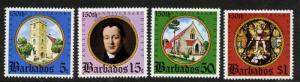 Barbados 420-3 MNH Anglican Diocese, Churches, St Michael's Cathedral
