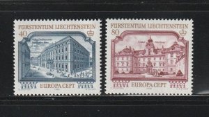 Liechtenstein 636-637 Set MNH Europa  (C)