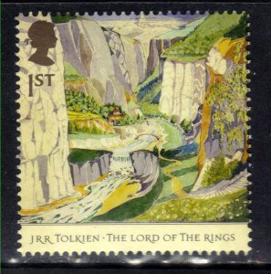 GB 2004 QE2 1st Lord of The Rings Rivendell Umm SG 2432 ( F223 )