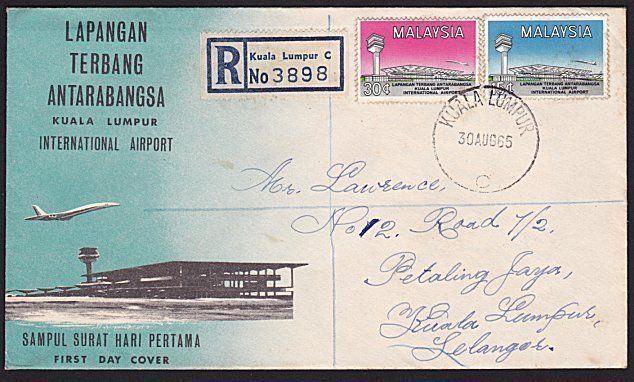 MALAYSIA 1965 KL Airport commem FDC, .......................................9075