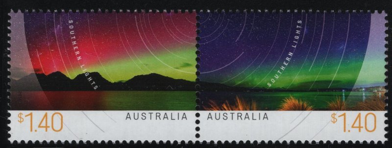 Australia 2014 MNH Sc 4164a $1.40 Southern Lights Pair