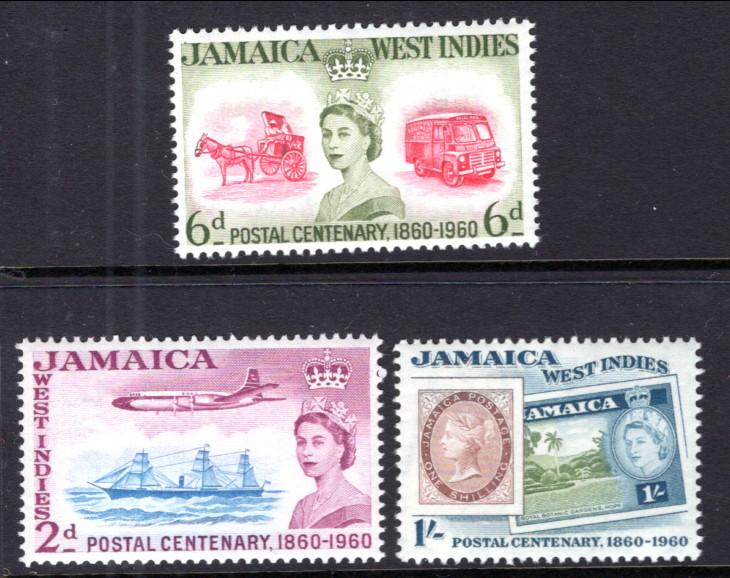 Jamaica 178-180 MNH VF